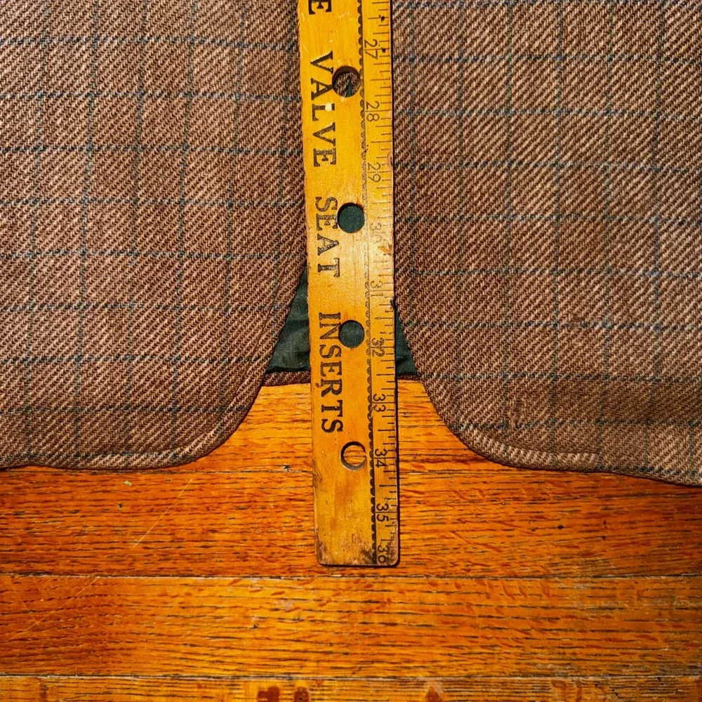 Frank Brothers New York Tweed Blazer Mens Classic‎ Fit Elbow Patches